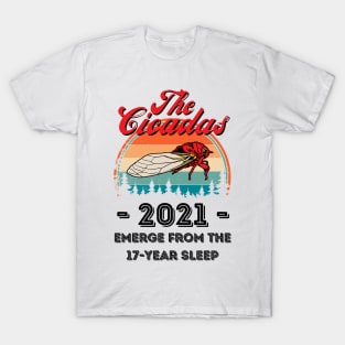 The Cicadas 2021 Emerge From The 17-Year Sleep, Funny Cicada Lover T-Shirt